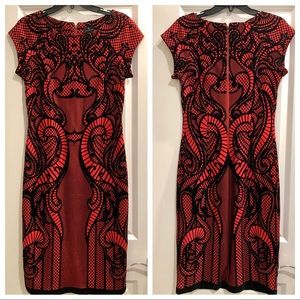Worthington Red Black Dress